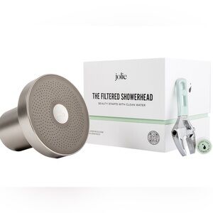 Jolie Filtered Showerhead - Brushed Steel